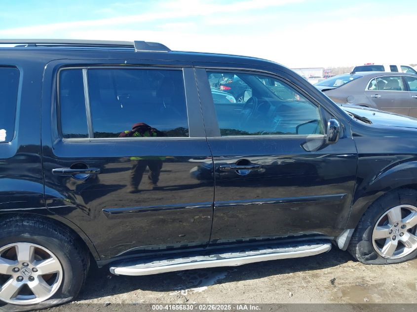 2011 Honda Pilot Ex-L VIN: 5FNYF4H56BB050866 Lot: 41656830