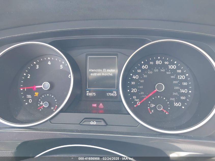 2018 Volkswagen Tiguan 2.0T S VIN: 3VV1B7AX4JM066344 Lot: 41656958