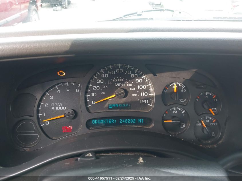 2003 Chevrolet Silverado 1500 Ls VIN: 2GCEK19V031264056 Lot: 41657511