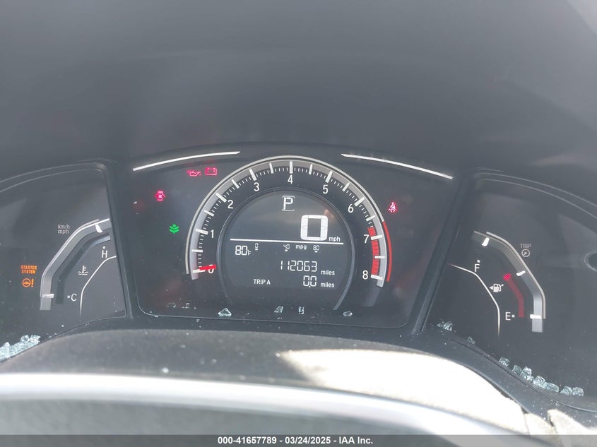 2017 HONDA CIVIC VIN: 2HGFC4B04HH309677