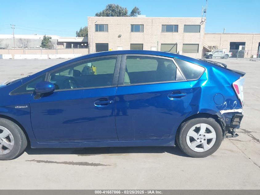 2011 Toyota Prius Three VIN: JTDKN3DU8B5333934 Lot: 41657866