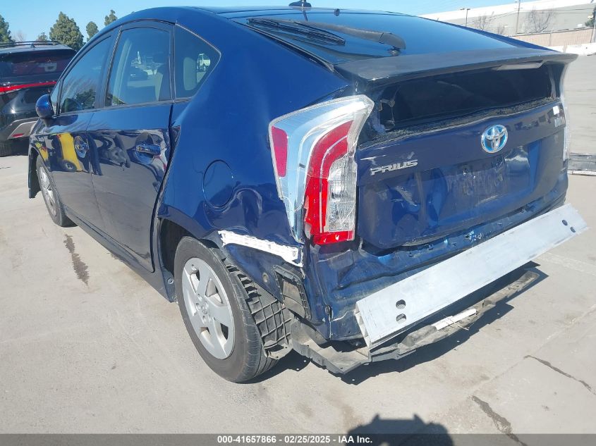 2011 Toyota Prius Three VIN: JTDKN3DU8B5333934 Lot: 41657866