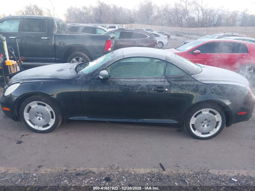 2002 Lexus Sc 430 VIN: JTHFN48Y120001155 Lot: 41657922