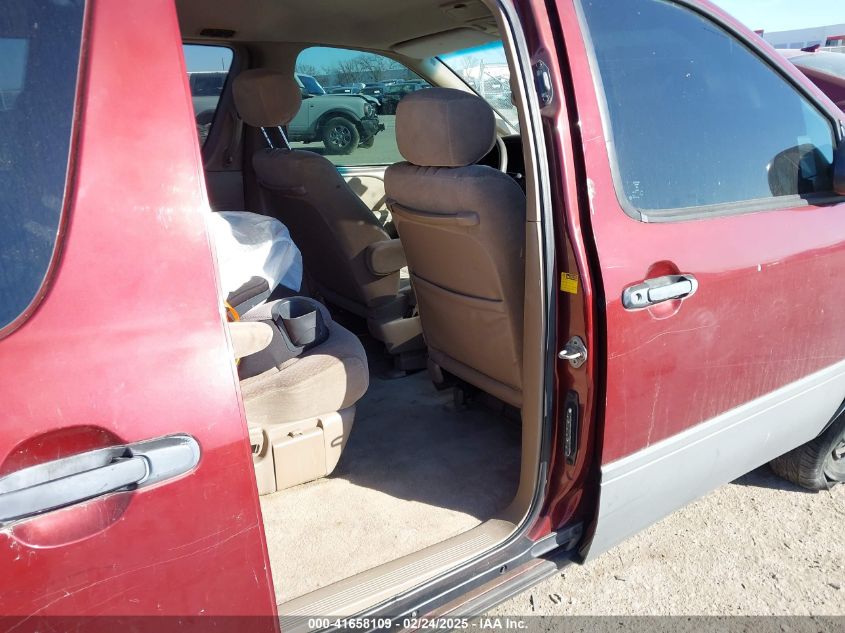 2002 Toyota Sienna Ce VIN: 4T3ZF19C52U463405 Lot: 41658109