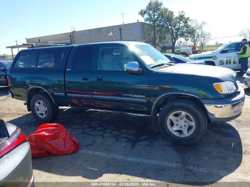 2000 Toyota Tundra Sr5 V8 VIN: 5TBRT3414YS024807 Lot: 41658124