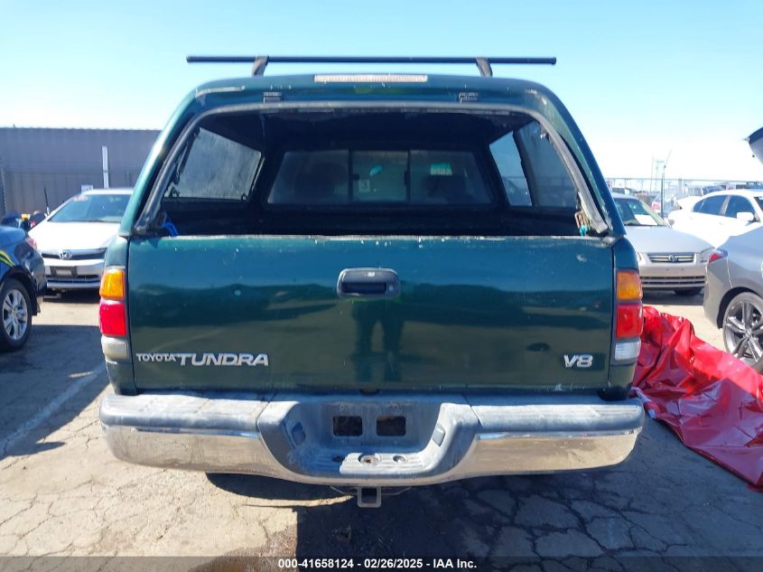 2000 Toyota Tundra Sr5 V8 VIN: 5TBRT3414YS024807 Lot: 41658124