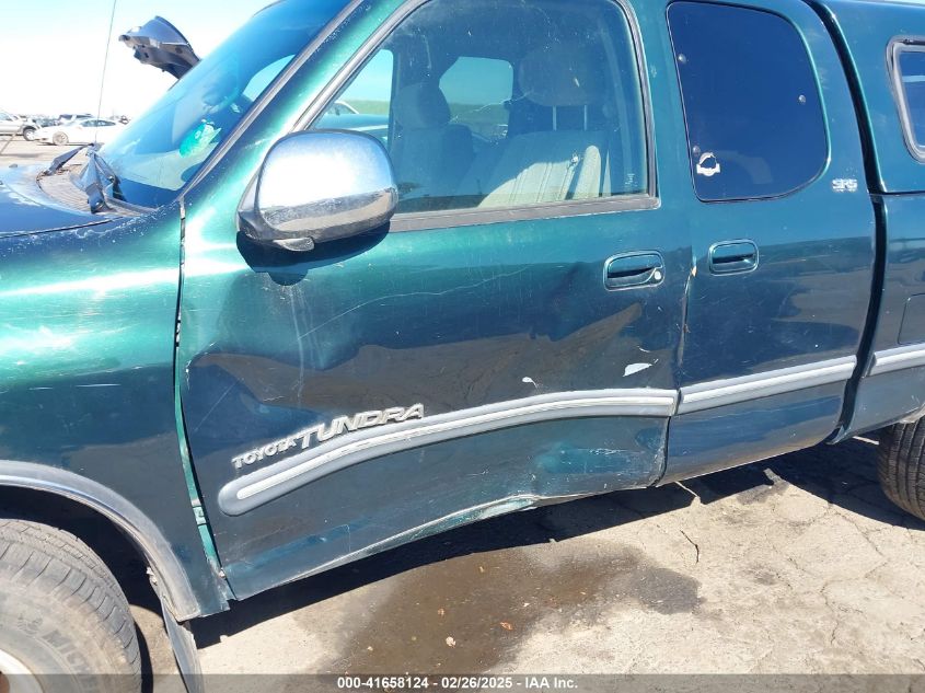 2000 Toyota Tundra Sr5 V8 VIN: 5TBRT3414YS024807 Lot: 41658124