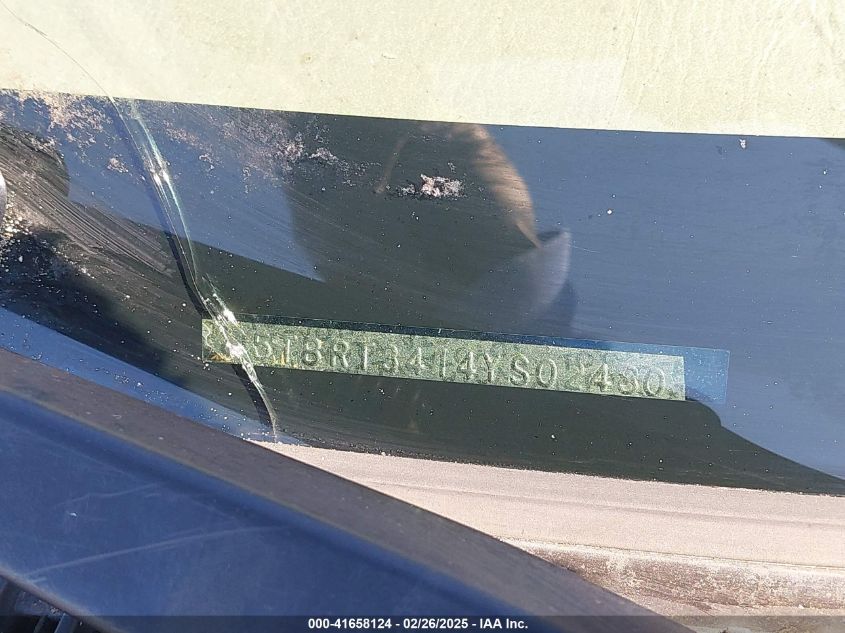 2000 Toyota Tundra Sr5 V8 VIN: 5TBRT3414YS024807 Lot: 41658124