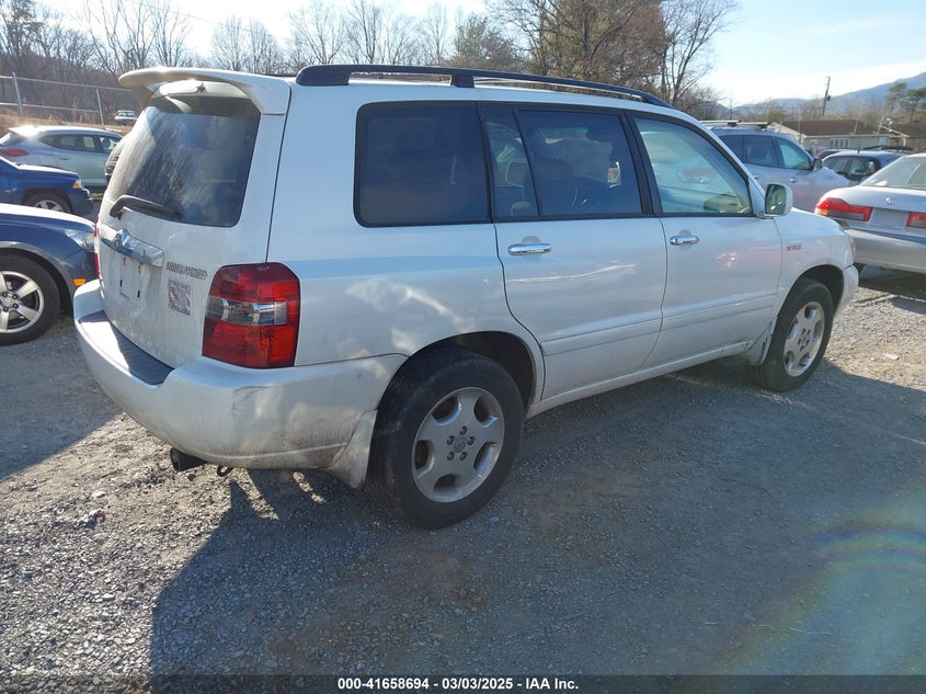 2006 TOYOTA HIGHLANDER VIN: JTEHP21A460181691