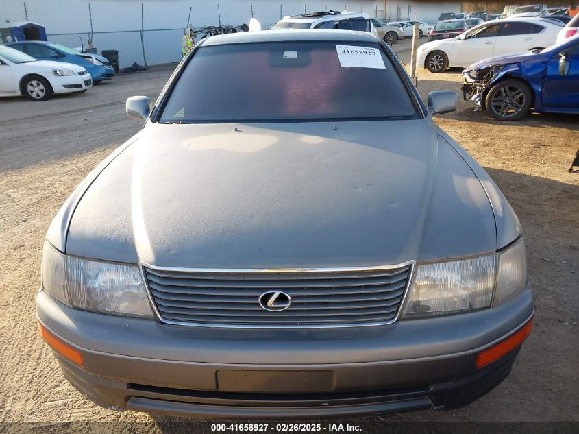 1995 Lexus Ls 400 VIN: JT8UF22E6S0024843 Lot: 41658927