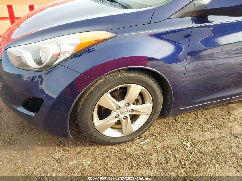 2012 Hyundai Elantra Gls VIN: 5NPDH4AE7CH086216 Lot: 41659155