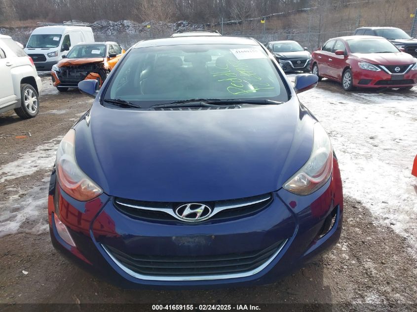2012 Hyundai Elantra Gls VIN: 5NPDH4AE7CH086216 Lot: 41659155