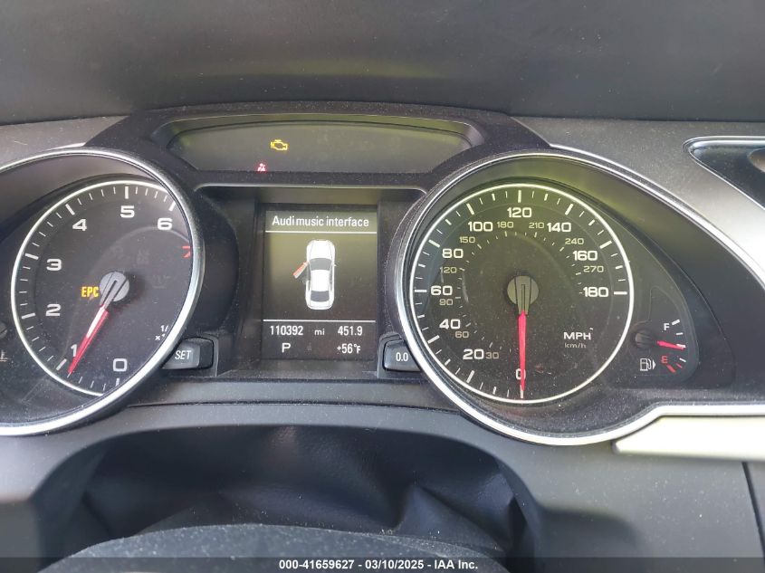 2012 Audi A5 2.0T Premium VIN: WAULFAFR2CA003730 Lot: 41659627