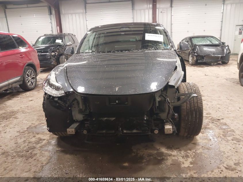 2023 Tesla Model Y Awd/Long Range Dual Motor All-Wheel Drive VIN: 7SAYGDEE7PA206096 Lot: 41659634