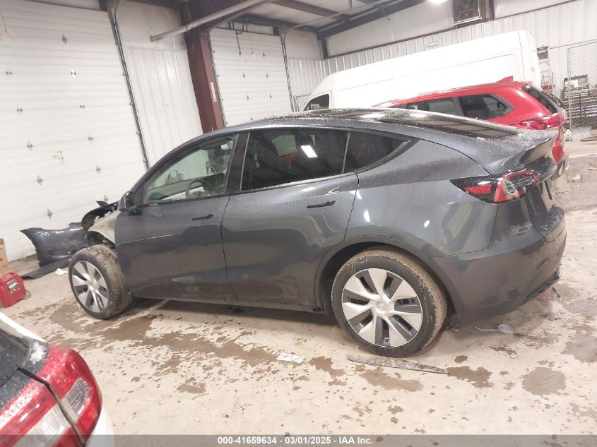 2023 Tesla Model Y Awd/Long Range Dual Motor All-Wheel Drive VIN: 7SAYGDEE7PA206096 Lot: 41659634