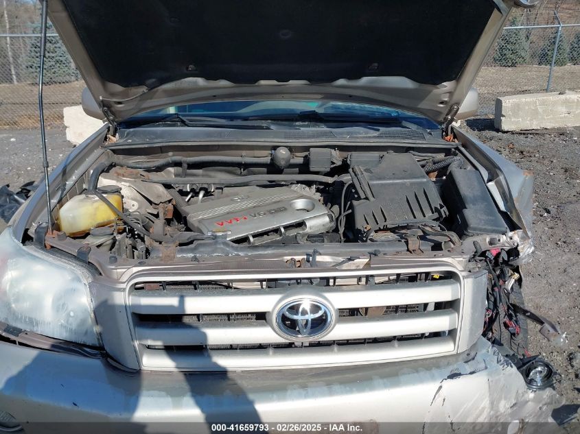 2004 Toyota Highlander V6 VIN: JTEEP21A140027651 Lot: 41659793