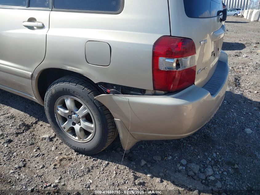 2004 Toyota Highlander V6 VIN: JTEEP21A140027651 Lot: 41659793