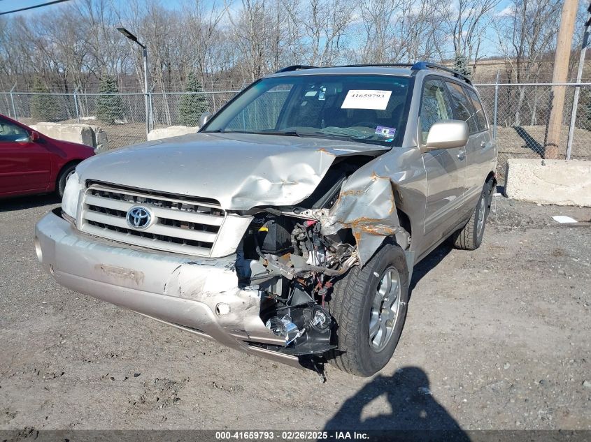2004 Toyota Highlander V6 VIN: JTEEP21A140027651 Lot: 41659793
