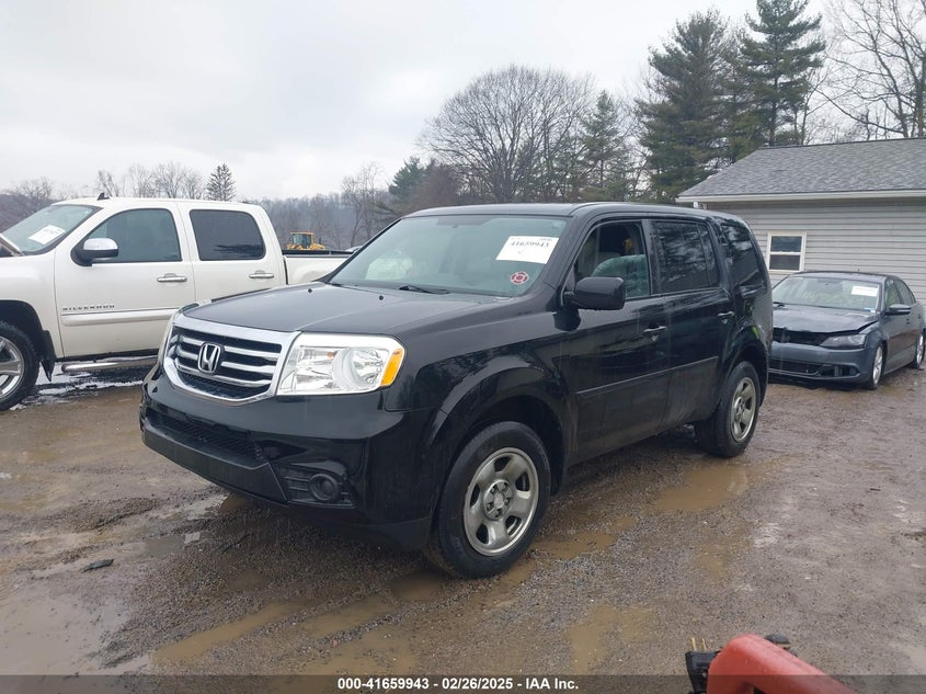 2013 HONDA PILOT LX - 5FNYF4H24DB002775