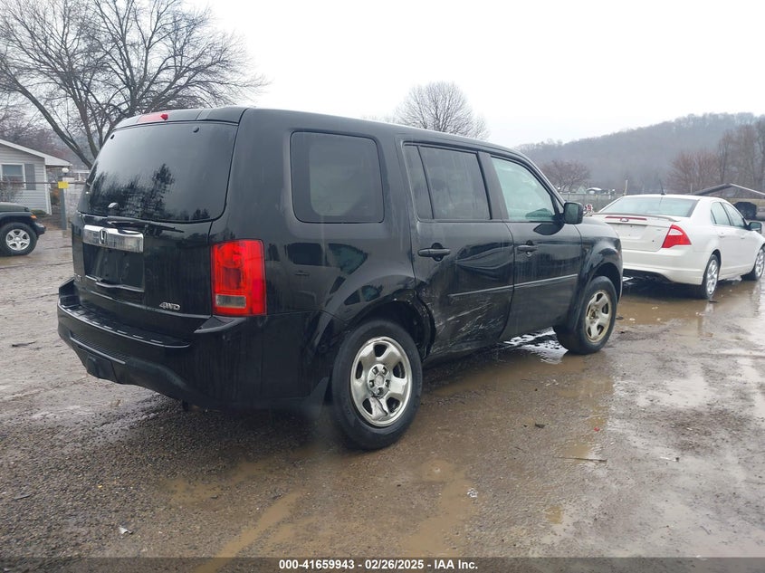 2013 HONDA PILOT LX - 5FNYF4H24DB002775