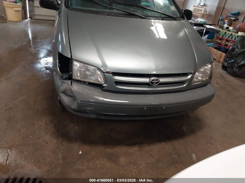 1999 Toyota Sienna Le VIN: 4T3ZF13C8XU153491 Lot: 41660051