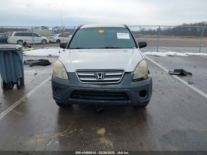 2005 Honda Cr-V Lx VIN: JHLRD68565C010541 Lot: 41660510