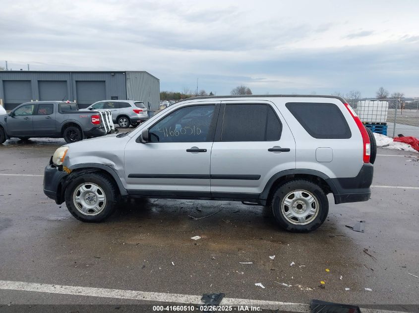 2005 Honda Cr-V Lx VIN: JHLRD68565C010541 Lot: 41660510