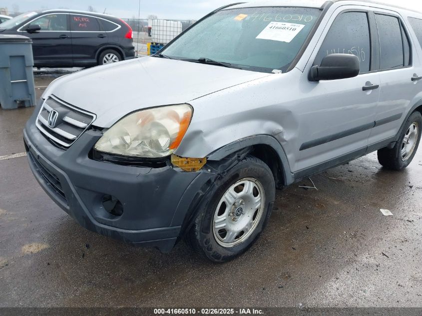 2005 Honda Cr-V Lx VIN: JHLRD68565C010541 Lot: 41660510