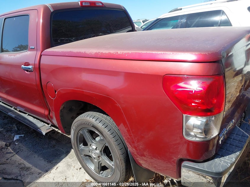 2007 Toyota Tundra Sr5 5.7L V8 red truck gasoline 5TBEV54197S469644 photo #4