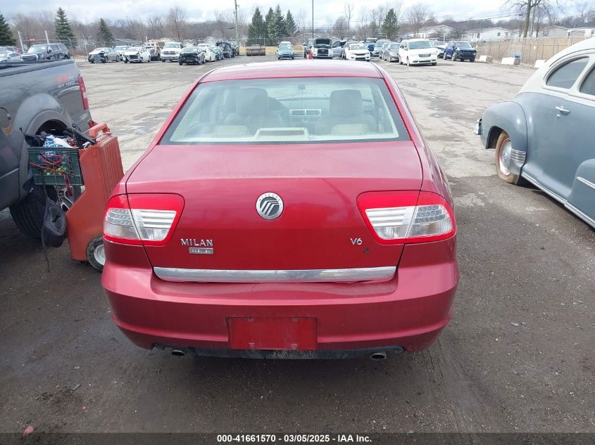 2007 Mercury Milan V6 Premier VIN: 3MEHM08187R606997 Lot: 41661570