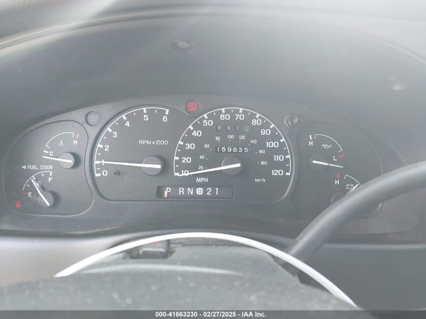 2000 Mercury Mountaineer VIN: 4M2ZU66P9YUJ19036 Lot: 41663230