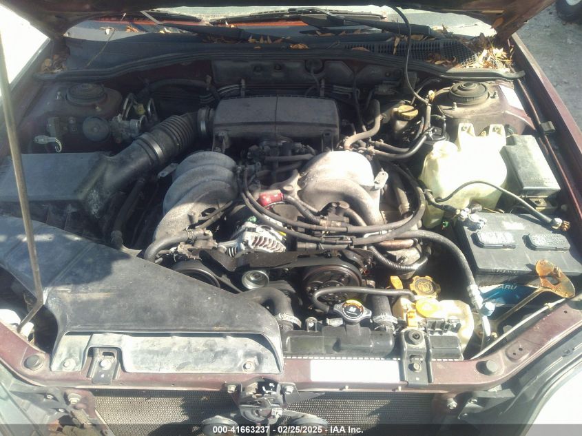 2001 Subaru Outback H6-3.0 VIN: 4S3BH806X17654226 Lot: 41663237