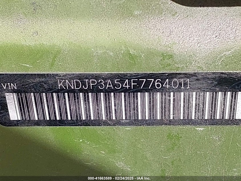 2015 KIA SOUL VIN: KNDJP3A54F7764011
