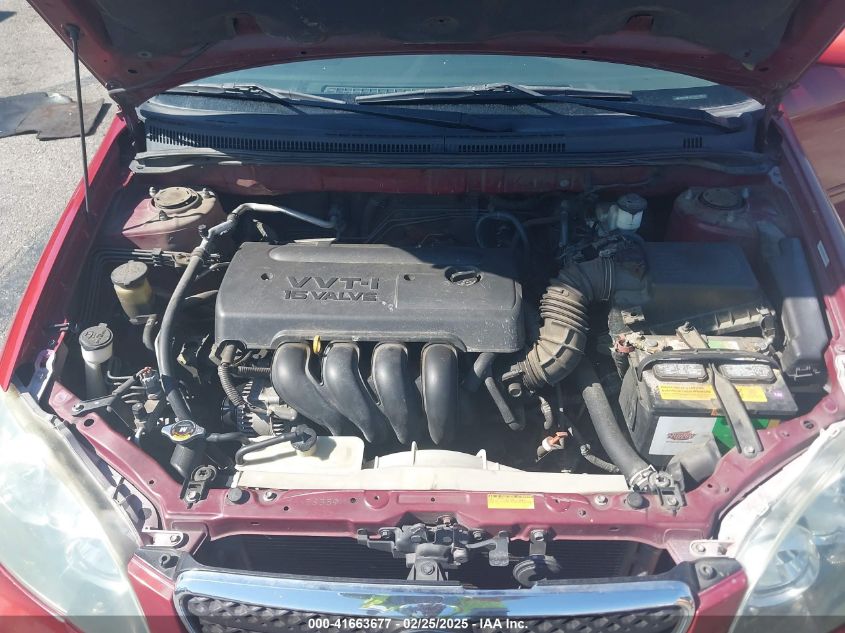 2006 Toyota Corolla S VIN: 1NXBR30E66Z657216 Lot: 41663677