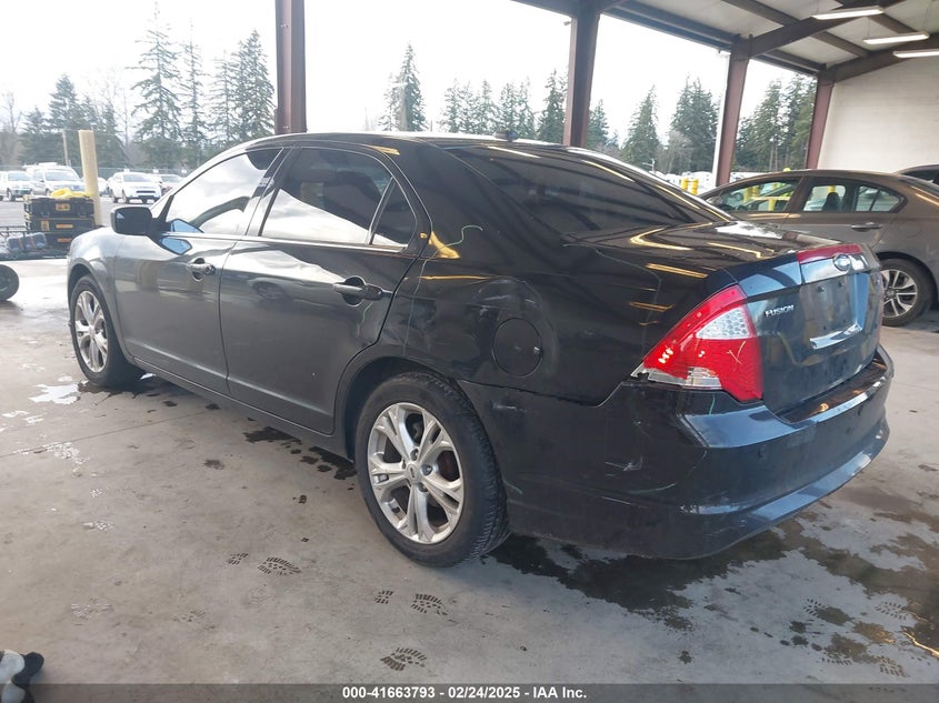 2012 FORD FUSION VIN: 3FAHP0HA6CR260182