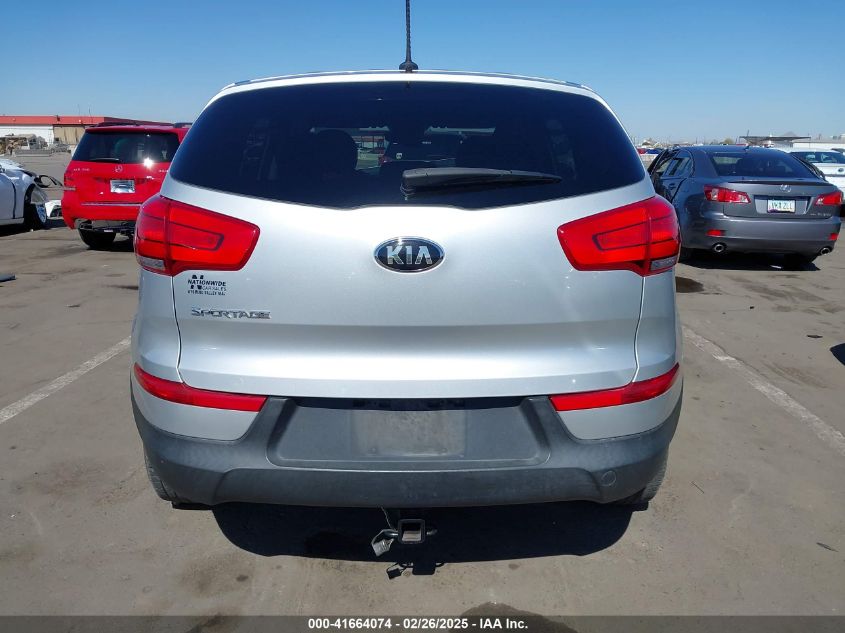2015 Kia Sportage Lx VIN: KNDPBCAC3F7678745 Lot: 41664074