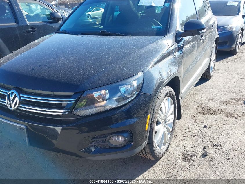 2013 Volkswagen Tiguan Se VIN: WVGBV3AX3DW611128 Lot: 41664100