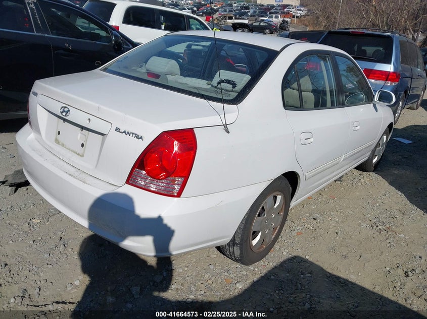 2006 HYUNDAI ELANTRA VIN: KMHDN46D16U361982