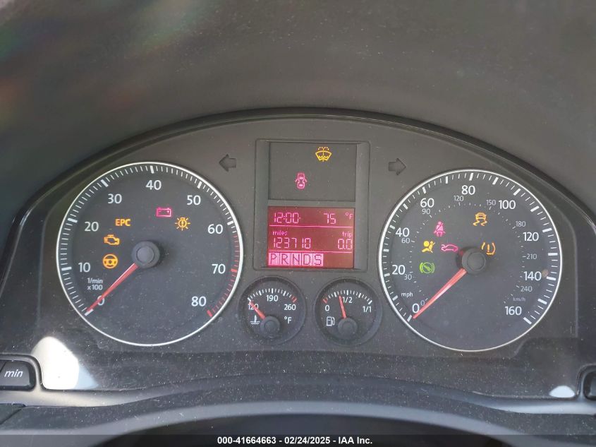 2009 Volkswagen Rabbit S VIN: WVWDB71K29W116332 Lot: 41664663