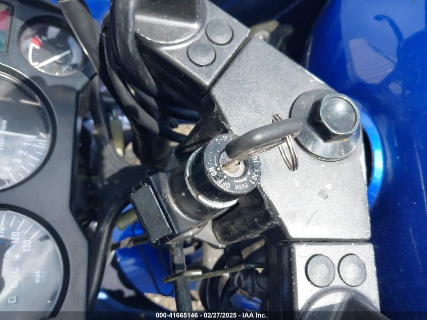 2003 Kawasaki Ex250 F VIN: JKAEXMF113A098652 Lot: 41665146