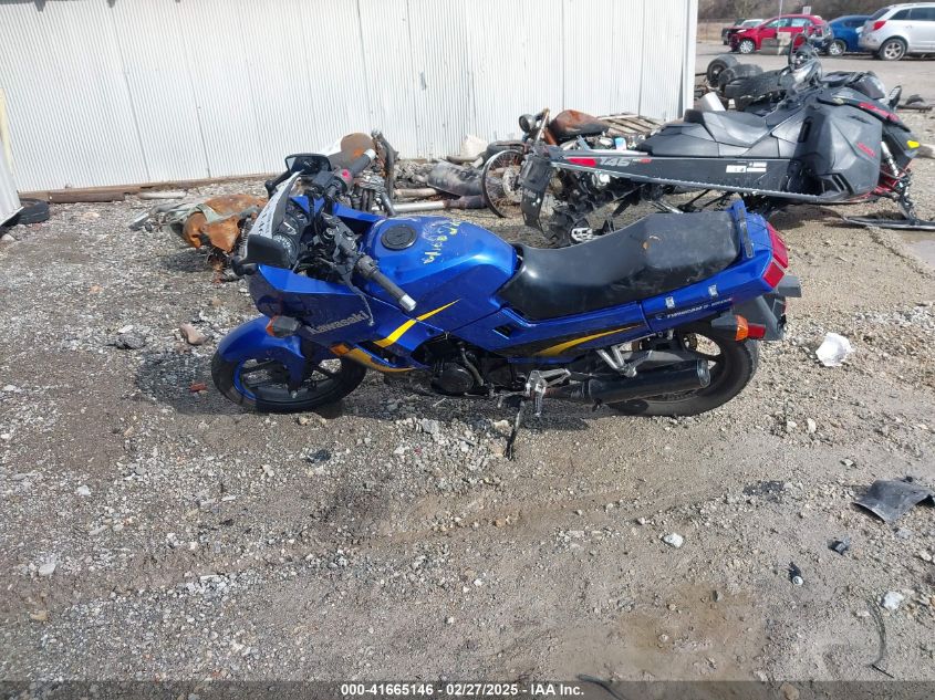 2003 Kawasaki Ex250 F VIN: JKAEXMF113A098652 Lot: 41665146