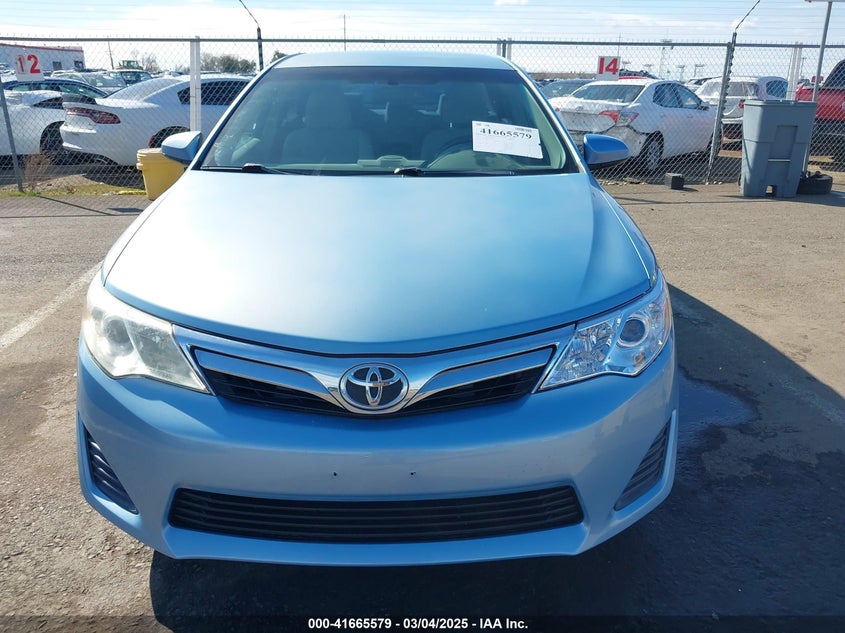 2012 TOYOTA CAMRY VIN: 4T1BF1FK9CU575423