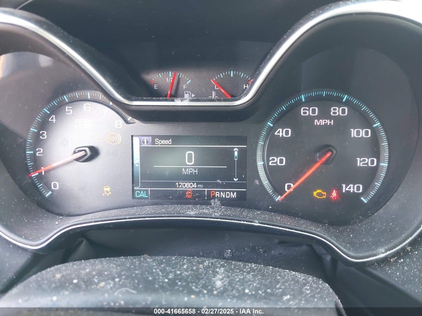 2017 CHEVROLET IMPALA VIN: 1G1105S39HU180701