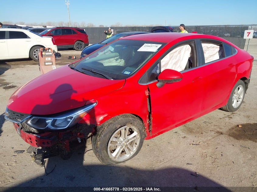 2016 CHEVROLET CRUZE LT AUTO - 1G1BE5SM2G7283096