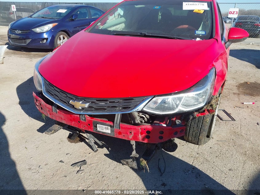 2016 CHEVROLET CRUZE LT AUTO - 1G1BE5SM2G7283096