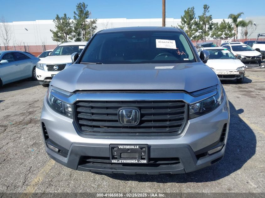 2021 Honda Ridgeline Awd Rtl VIN: 5FPYK3F56MB016297 Lot: 41665836