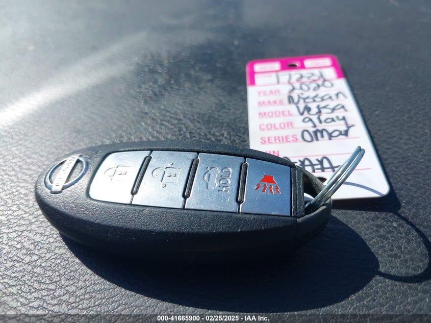 2020 NISSAN VERSA SV XTRONIC CVT - 3N1CN8EV1LL864647