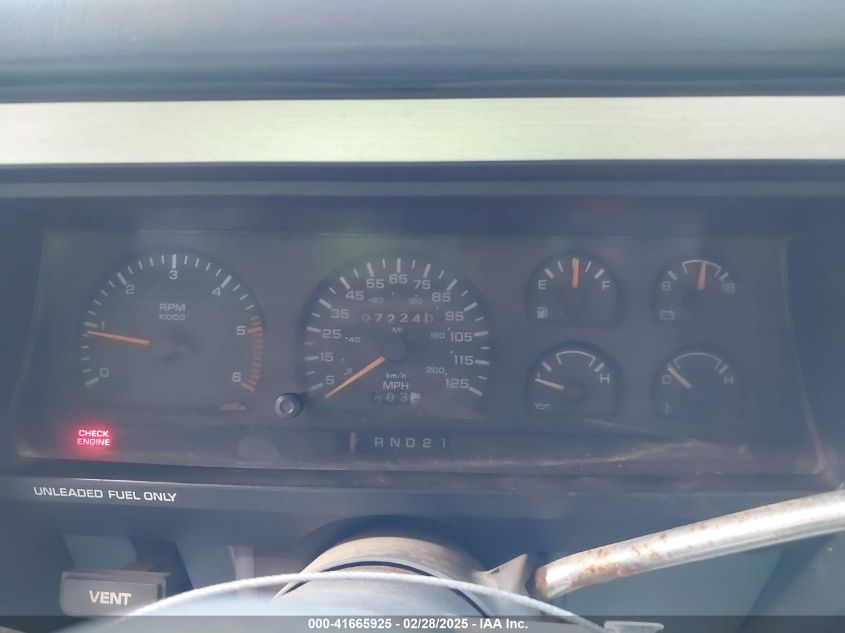 1989 Dodge Dakota VIN: 1B7GG26X1KS096383 Lot: 41665925