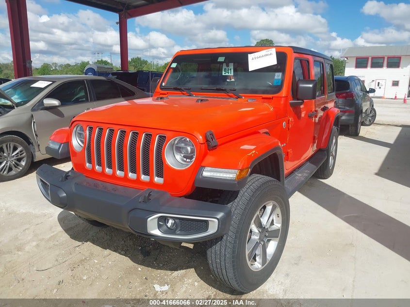 2018 JEEP WRANGLER UNLIMITED VIN: 1C4HJXEN6JW249611