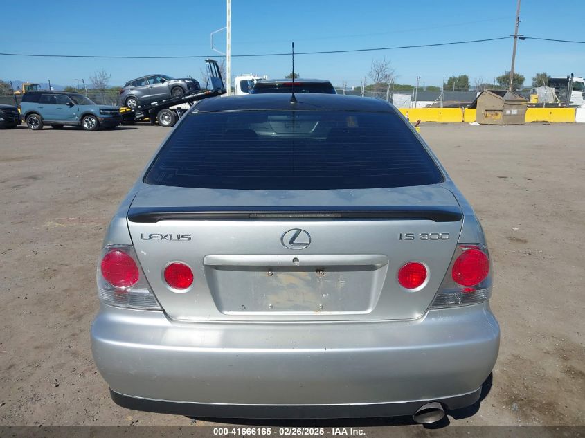 2001 Lexus Is 300 VIN: JTHBD182310011194 Lot: 41666165